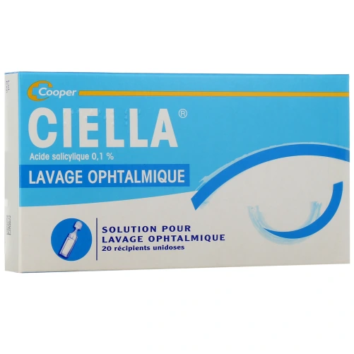 Ciella 0,1% Collyre pour Lavage Ophtalmologique