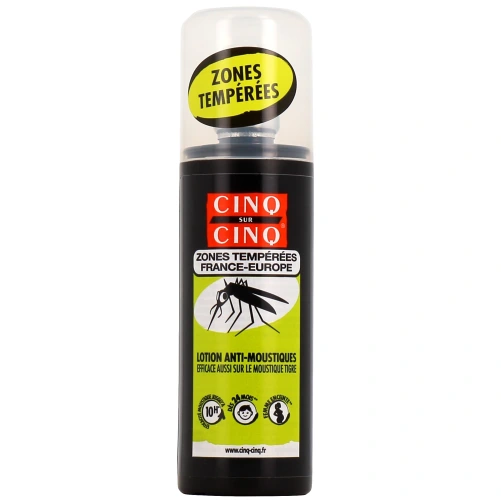 Cinq sur Cinq Lotion Anti-Moustiques Zones Tempérées