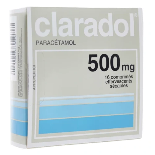 Claradol Paracétamol 500 mg Effervescent