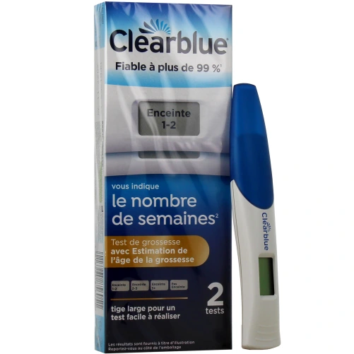 Clearblue Test De Grossesse Digital Estimation De l'Âge De Grossesse