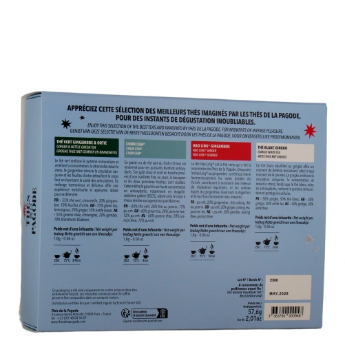 Coffret Découverte 4 Thés Bien-Être