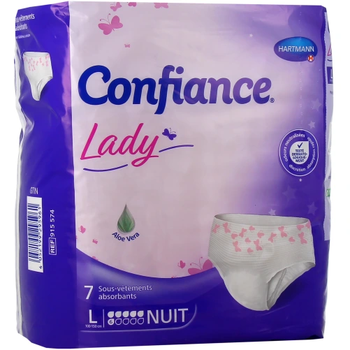 Confiance Lady Sous-Vêtements Absorbants