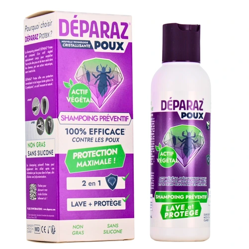 Déparaz Poux Protex Shampoing Préventif