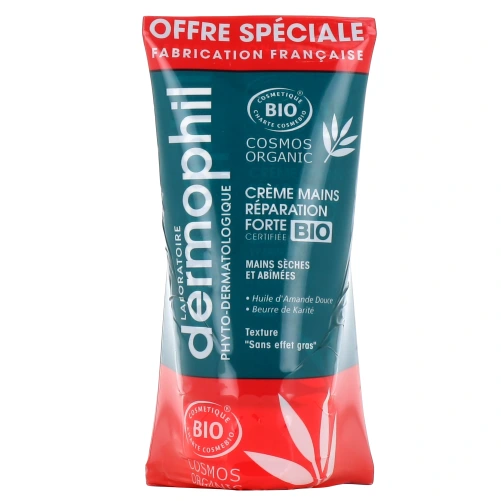 Dermophil Crème Mains Réparation Forte Bio