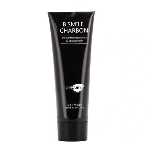 Diet World B.Smile Dentifrice Blancheur Charbon Actif Goût Menthe