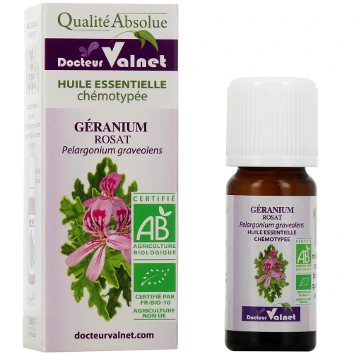 Docteur Valnet Huile Essentielle Géranium Rosat