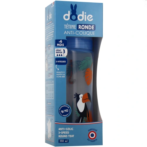 Dodie Biberon Anti-Colique Tétine Ronde