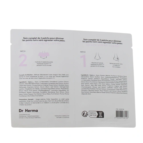 Dr Herma Patch Nez Anti-Points Noirs