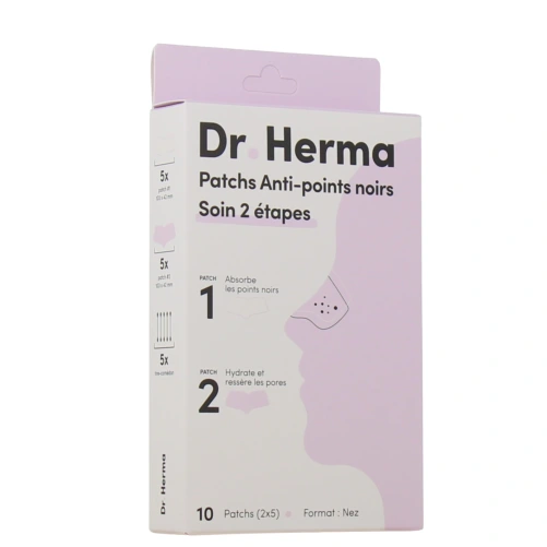Dr Herma Patch Nez Anti-Points Noirs