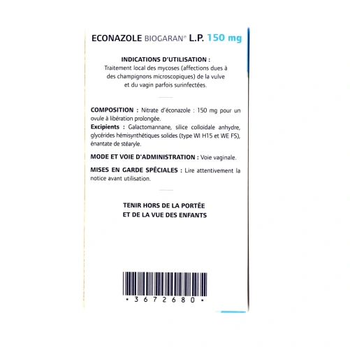 Econazole Ovule