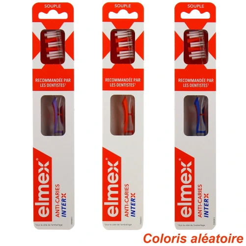 Elmex Brosse à Dents Anti-Caries InterX Souple