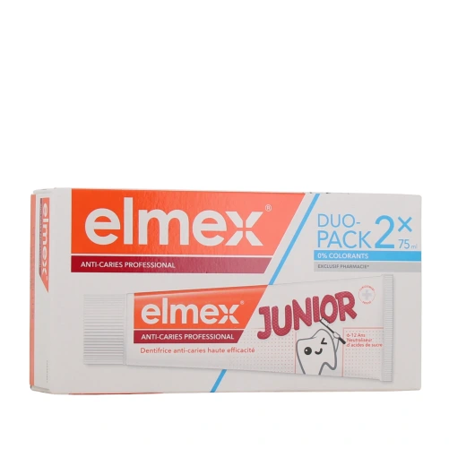 Elmex Dentifrice Junior 6-12 ans