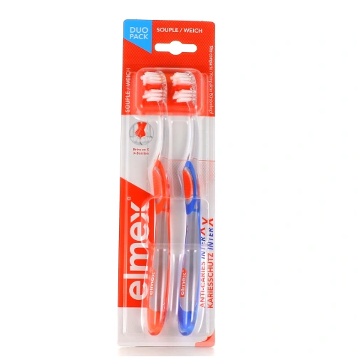 Elmex Brosse à Dents Anti-Caries InterX Souple