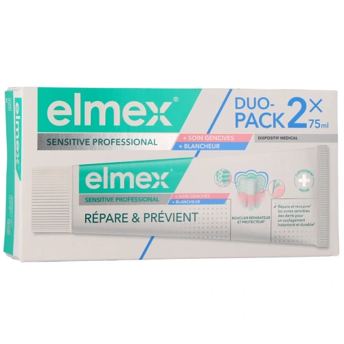 Elmex Sensitive Dentifrice Soin Gencives + Blancheur