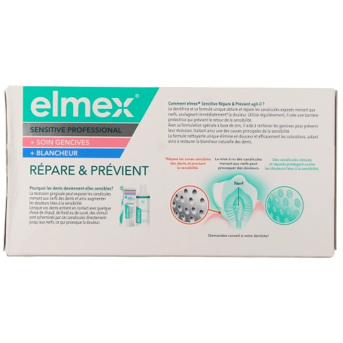 Elmex Sensitive Dentifrice Soin Gencives + Blancheur