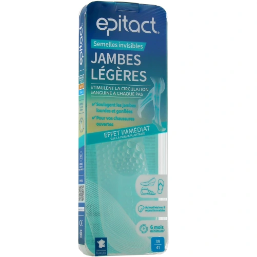 Epitact Semelles Invisibles Jambes Légères