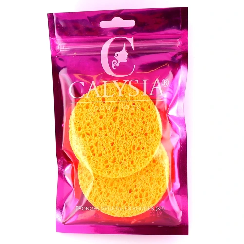 Calysia Eponge Végétale Ronde x2