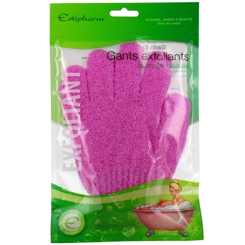 Estipharm Gants Soin de beauté Exfoliants