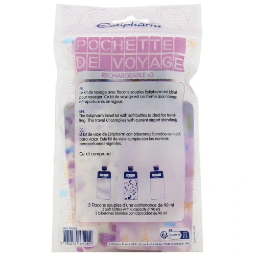 Estipharm Kit Flacons de Voyage