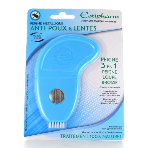 Estipharm Peigne Métallique Anti-Poux