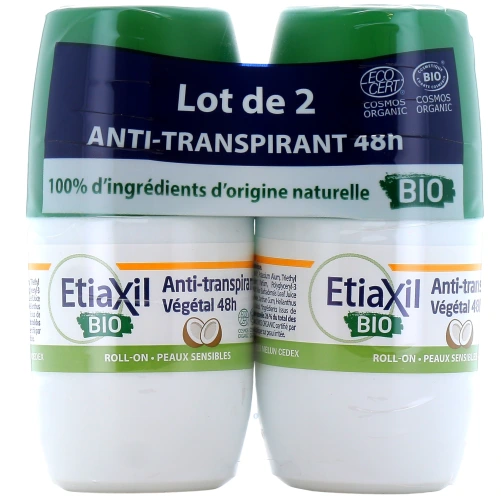 Etiaxil Anti-Transpirant Végétal 48h Coco Bio