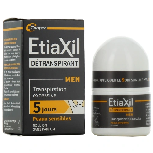 Etiaxil Sensitive Détranspirant Aisselles Roll-on