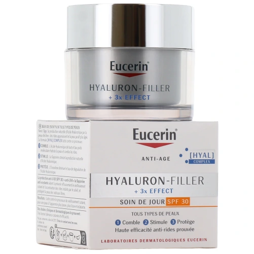 Eucerin Hyaluron-Filler 3X Effect Soin de jour SPF30