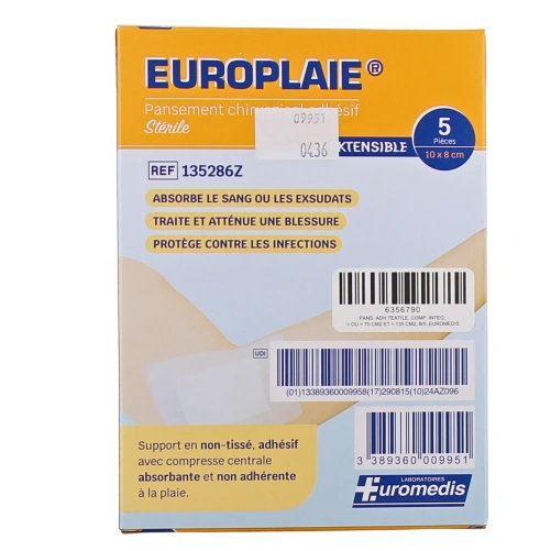Europlaie Pansement Chirurgical Adhésif