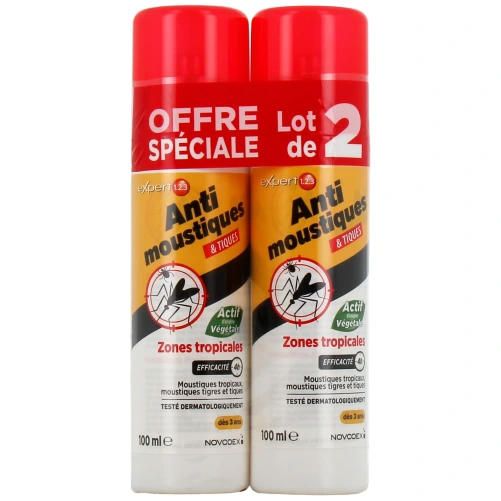 Expert 123 Anti-Moustiques et Tiques Spray