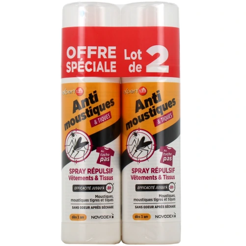 Expert 123 Anti-Moustiques Vêtements et Tissus