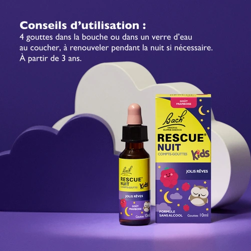 RESCUE® Kids Nuit Fleur de Bach en Gouttes