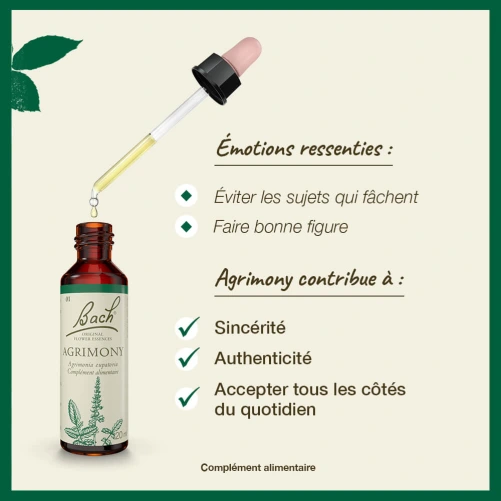 Fleurs de Bach Agrimony n°1