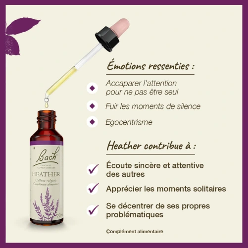 Fleurs de Bach Heather n°14