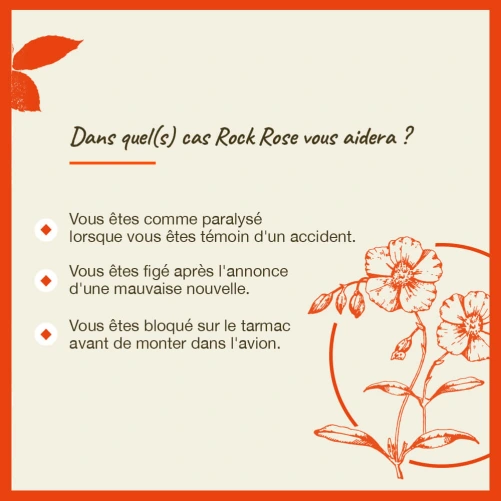 Fleurs de Bach Rock Rose n°26