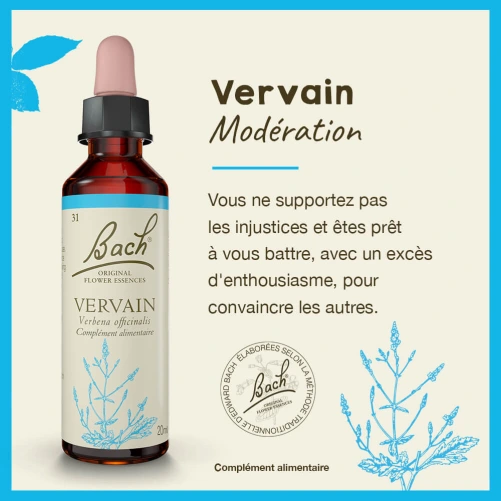 Fleurs de Bach Vervain n°31