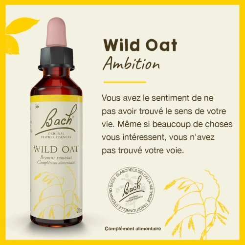 Fleurs de Bach Wild Oat n°36