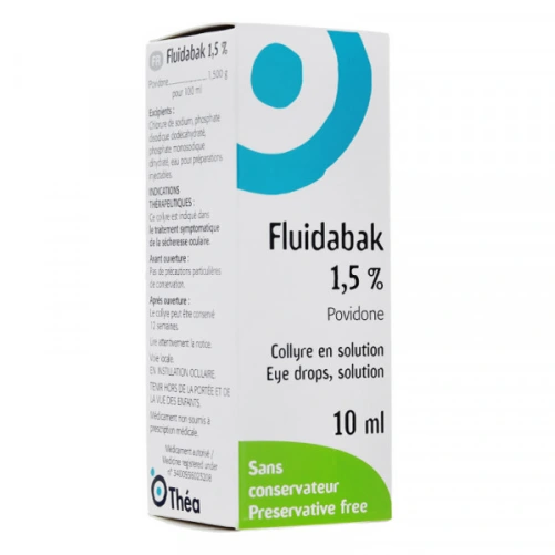 Fluidabak 1,5% Collyre 10 ml