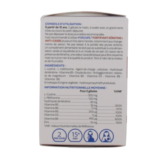 Forcapil Fortifiant Kératine+
