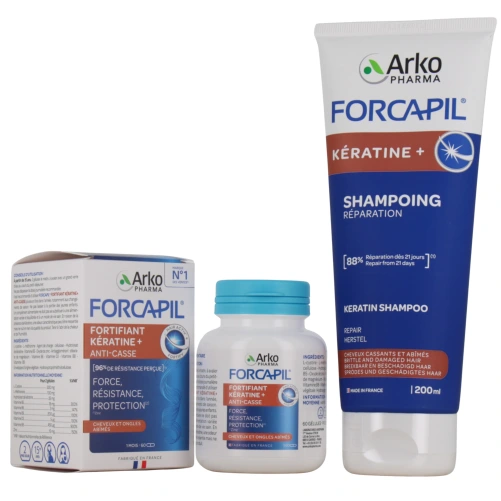 Forcapil Shampooing Réparation Kératine +