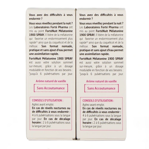 Forté Nuit Mélatonine 1900