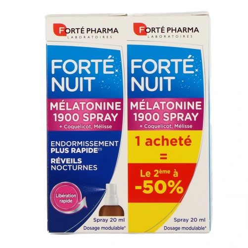 Forté Nuit Mélatonine 1900