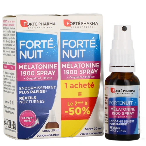 Forté Nuit Mélatonine 1900