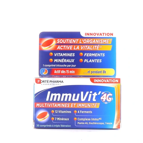 Forté Pharma ImmuVit' 4G Multivitamines et Immunité
