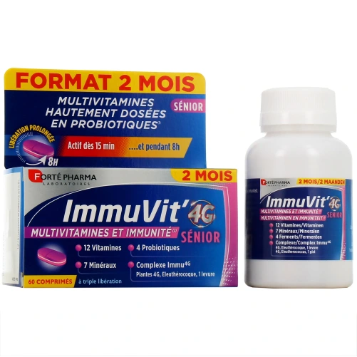 Forté Pharma ImmuVit' 4G Multivitamines et Immunité