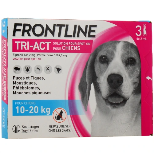 Frontline Tri-Act Chien Pipettes