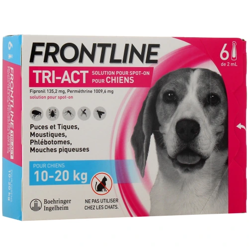 Frontline Tri-Act Chien Pipettes