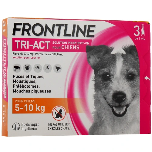 Frontline Tri-Act Chien Pipettes