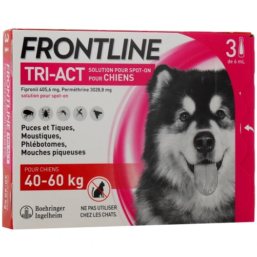 Frontline Tri-Act Chien Pipettes