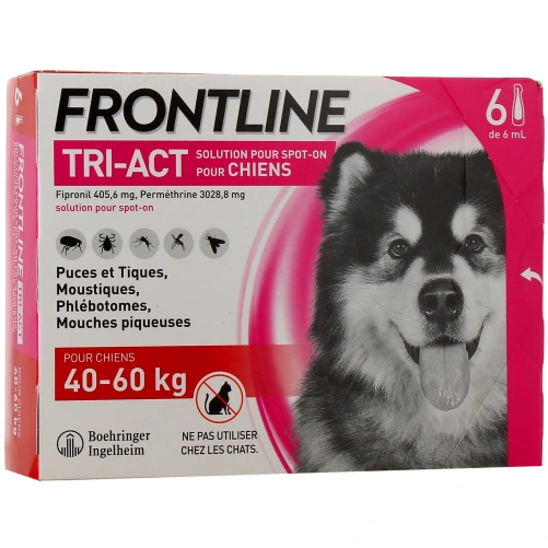 Frontline Tri-Act Chien Pipettes