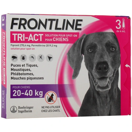 Frontline Tri-Act Chien Pipettes